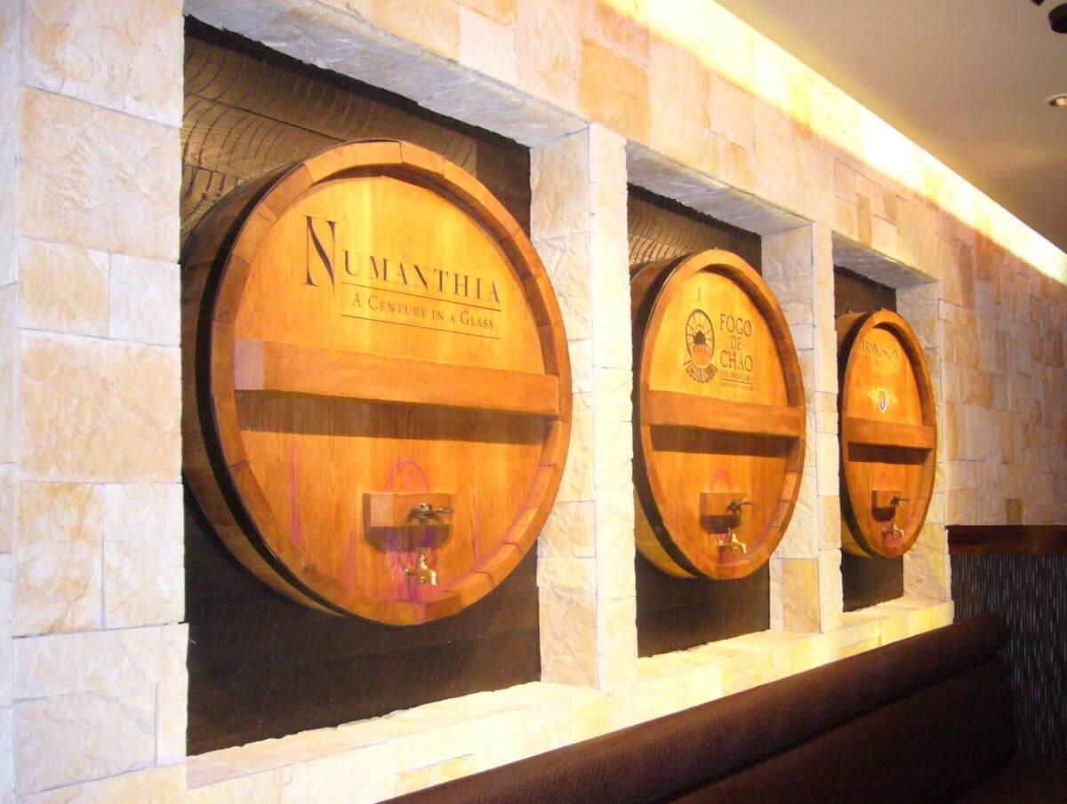 Fogo de Chao Boston Cask Heads